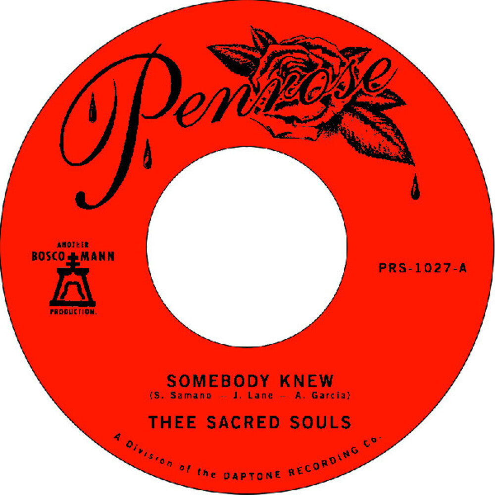 Thee Sacred Souls - Somebody Knew / We Don't Have To Be Alone [7" Vinyl] [New Vinyl]