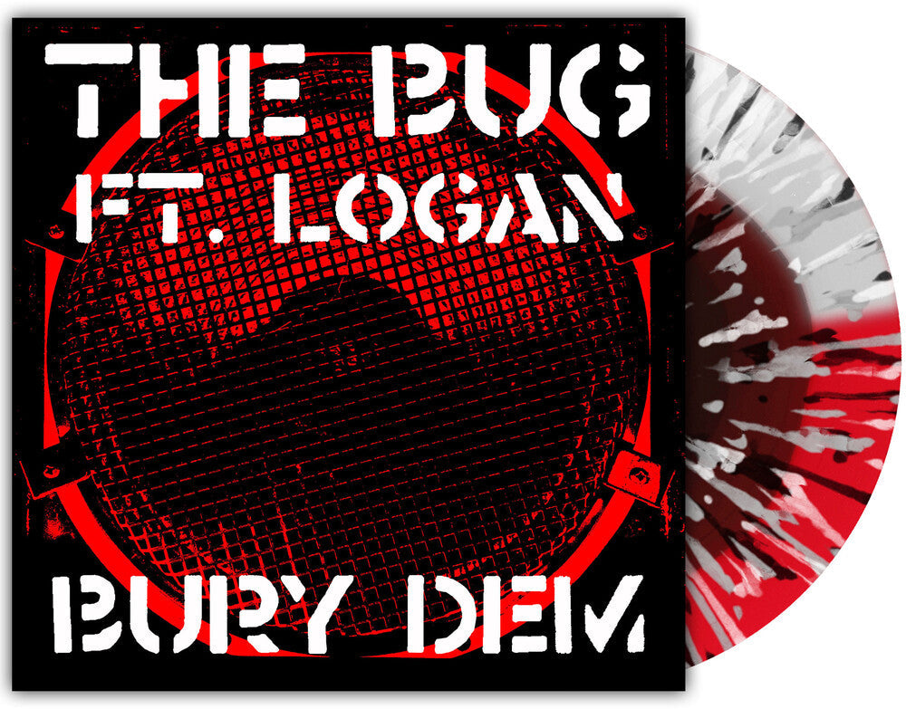 The Bug -  Burials / Mud [LP Red White Half and Half with Splatter] [New Vinyl]