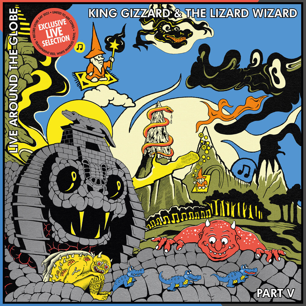 King Gizzard & The Lizard Wizard - Live Around The Globe: Part V [Colored Vinyl] [New Vinyl]