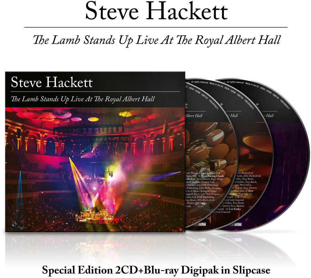 Steve Hackett - The Lamb Stands Up Live At The Royal Albert Hall [3 CD] [New CD]