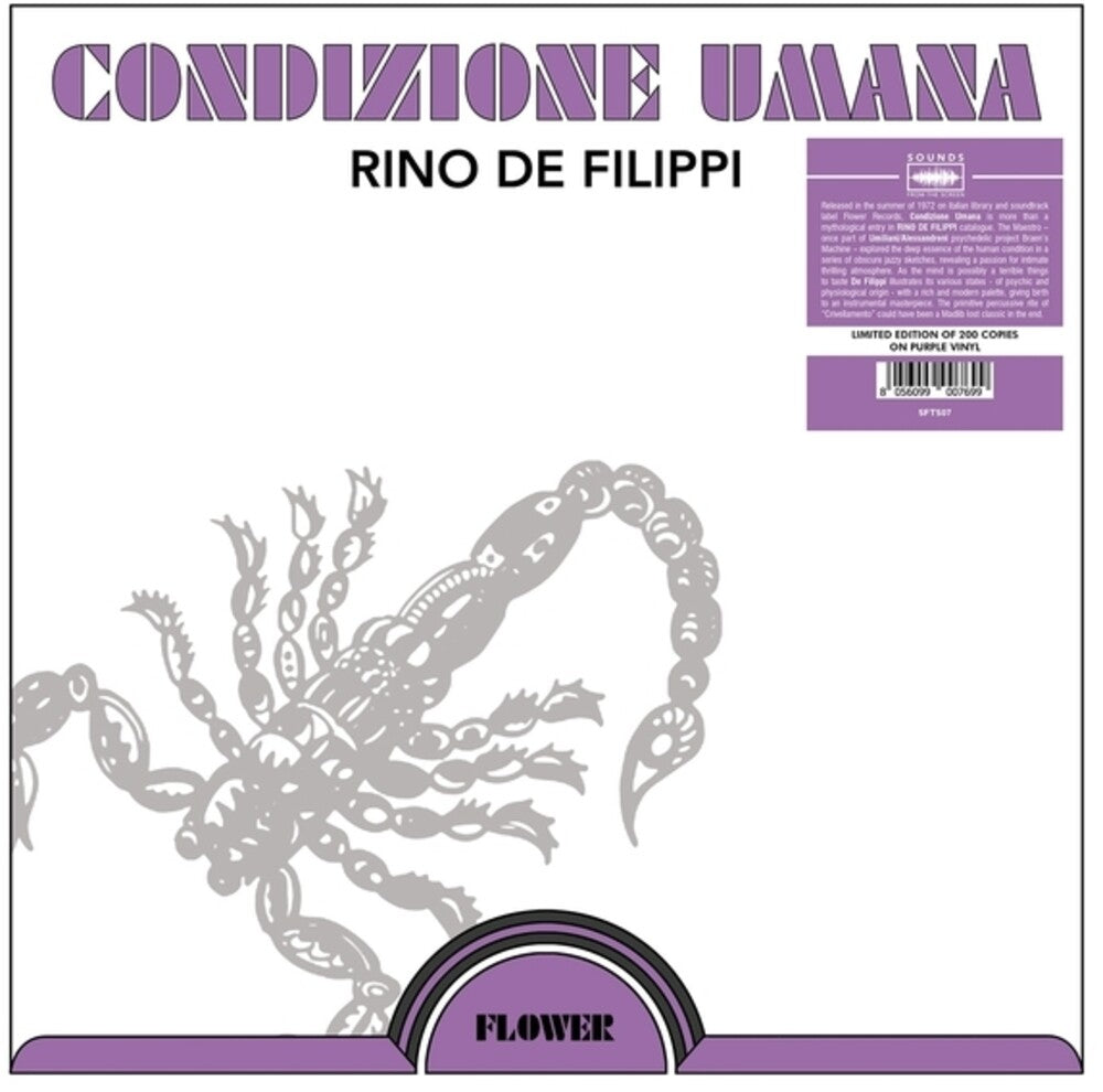 De Rino Filippi - Condizione Umana [Colored Vinyl] (Purp) [New Vinyl]