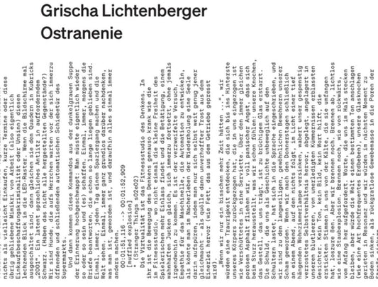 Grischa Lichtenberger - Ostranenie [CD] [New CD]