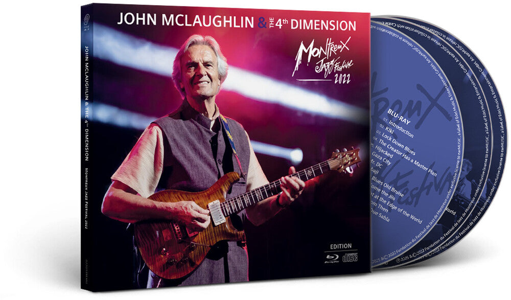 Jon McLaughlin & 4th Dimension - Live at Montreux Jazz Festival 2022 [2 CD & Bluray] [New CD]