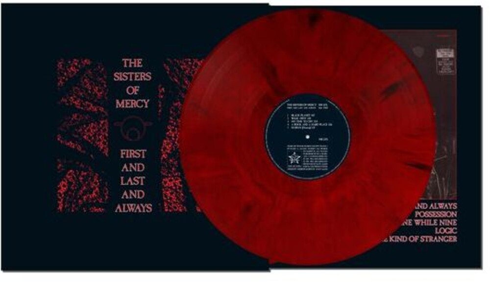 Sisters Of Mercy - First And Last And Always (Elektra 75) [Colored Vinyl, Black and Red Marble] [New Vinyl]