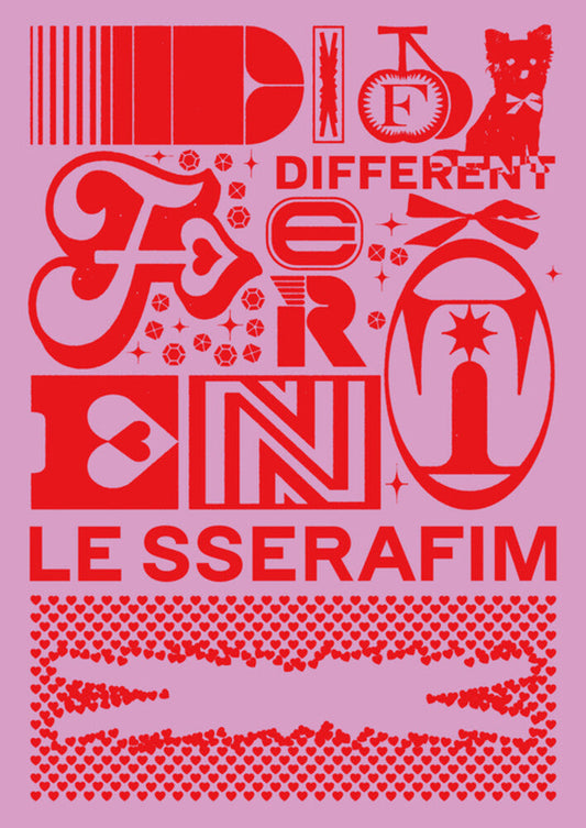 LE SSERAFIM - Different (Limited Edition B) [CD] [New CD]