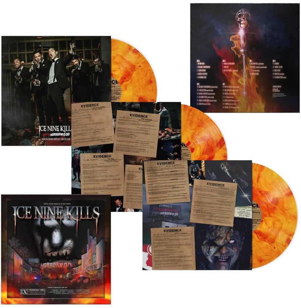 Ice Nine Kills - Welcome To Horrorwood: Under Fire (Deluxe Edition) [Deluxe Edition 3xLP Box Set Horrorwood Hills Orange with Red Splatter vinyl] [New Vinyl]