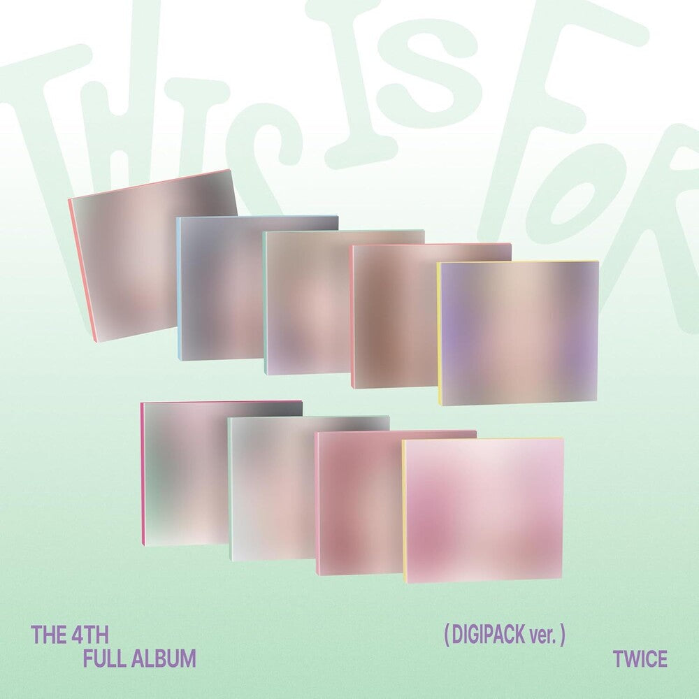 TWICE - This Is For [Digipack Ver.] (Post) (Stic) (Phob) [New CD]