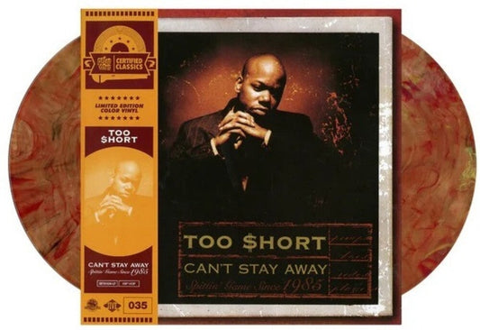 Too Short - Can't Stay Away [Colored Vinyl] (Red) (Ylw) [New Vinyl]