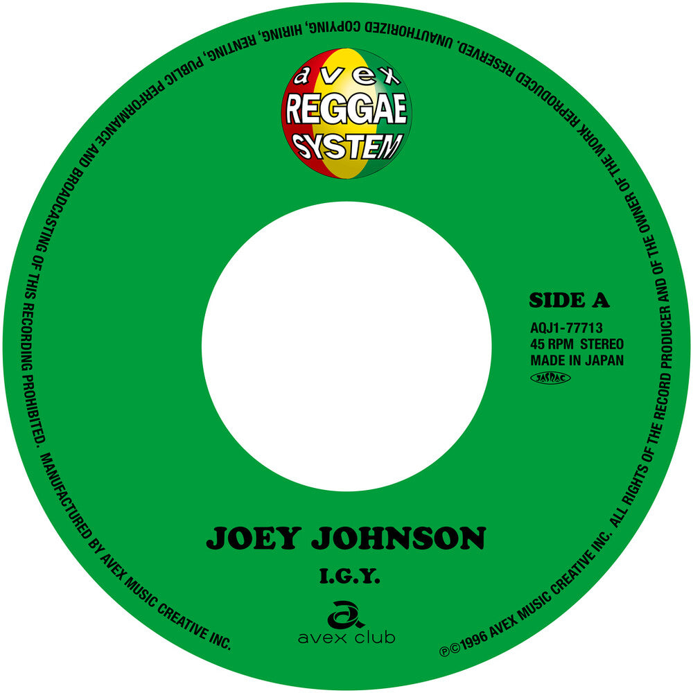 Joey Johnson - I.G.Y. / Right Here Waiting [7" Vinyl] [New Vinyl]
