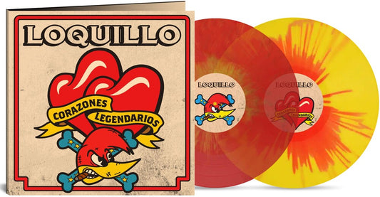 Loquillo - Corazones Legendarios - Red & Yellow Splatter [LP] [New Vinyl]