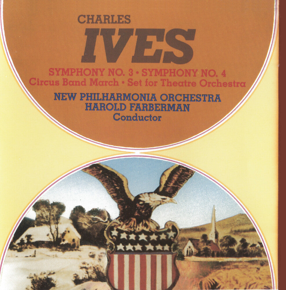 New Philharmonia Orchestra - Ives: Symphonies Nos. 3 & 4 Circus Band March [CD]