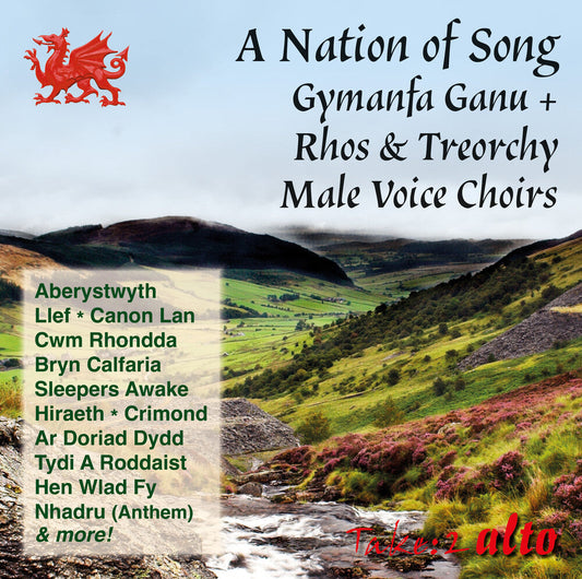Rhos Male Voice / Treorchy Male Voice Choirs - Nation Sings: Welsh Song Festival [CD] [New CD]