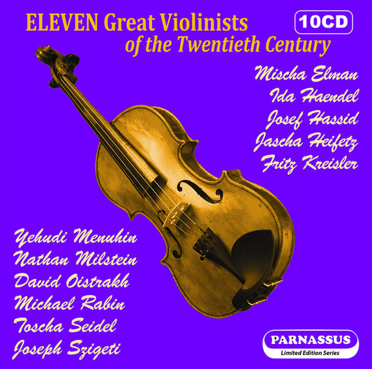 Elman, Mischa / Haendel, Ida - 11 Great Violinists of the 20th Century [CD] [New CD]