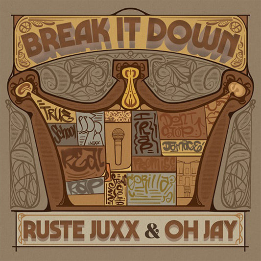 Ruste Juxx & Oh Jay - Break It Down [Electric Blue Vinyl] [New Vinyl]