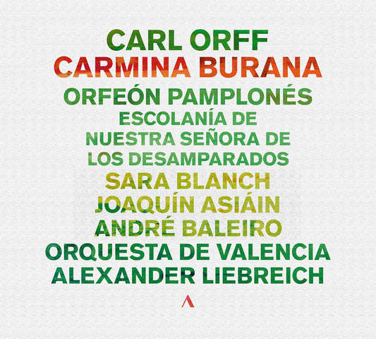 Pamplones, Orfeon - Carl Orff: Carmina Burana [CD] [New CD]