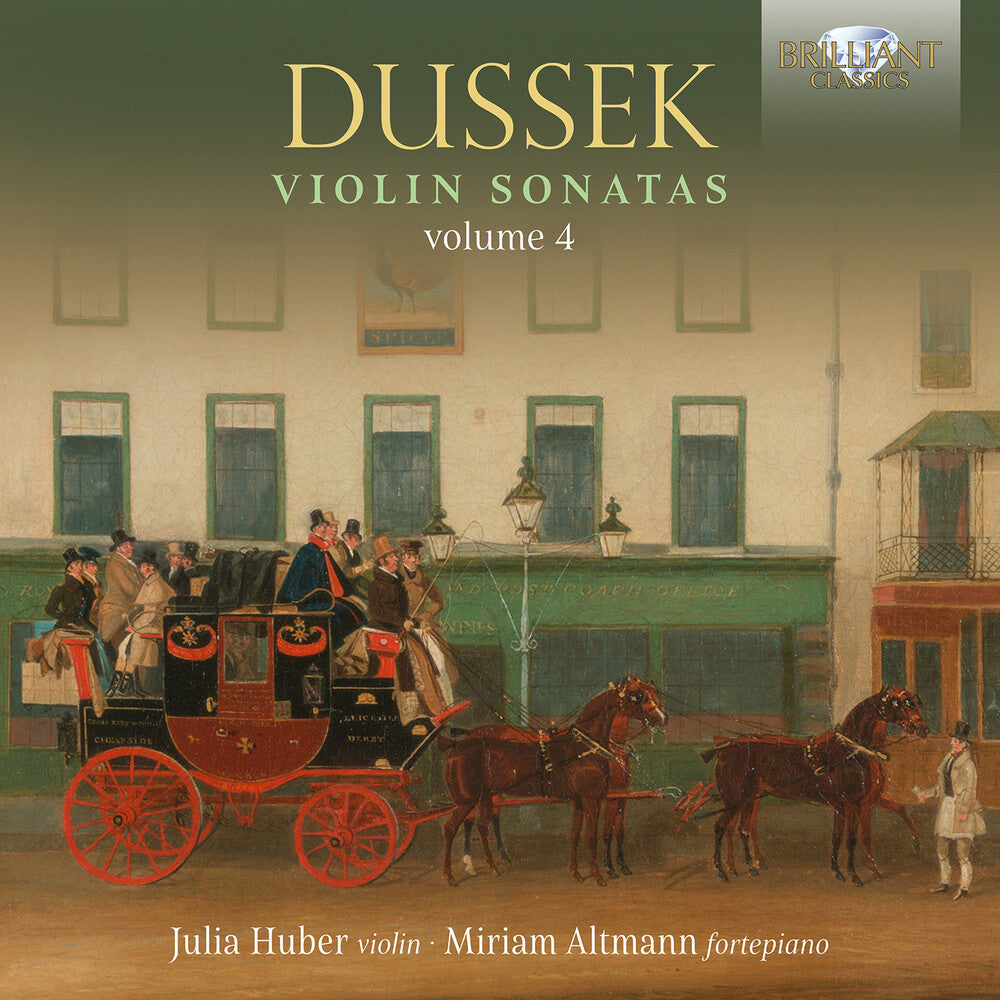 Julia Huber - Dussek: Vn Sons Vol. 4 [CD] [New CD]