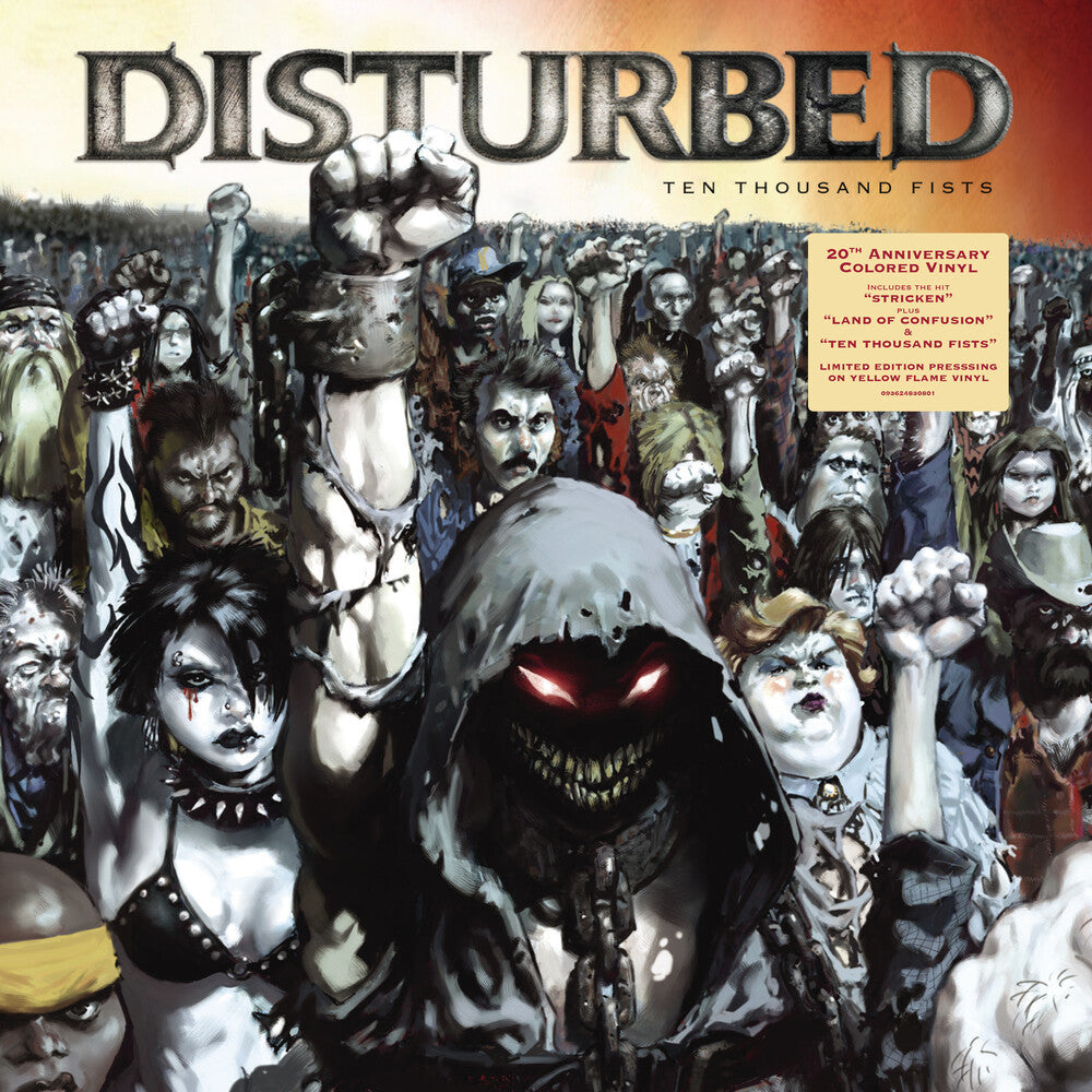 Disturbed - Ten Thousand Fists (20th Anniversary) - [Yellow Flame 2LP] [New Vinyl]