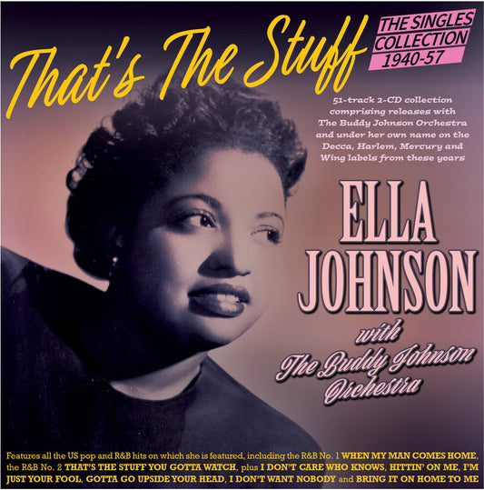 Ella Johnson  & The Buddy Johnson Orchestra - That's The Stuff: The Singles Collection 1940-57 [CD] [New CD]
