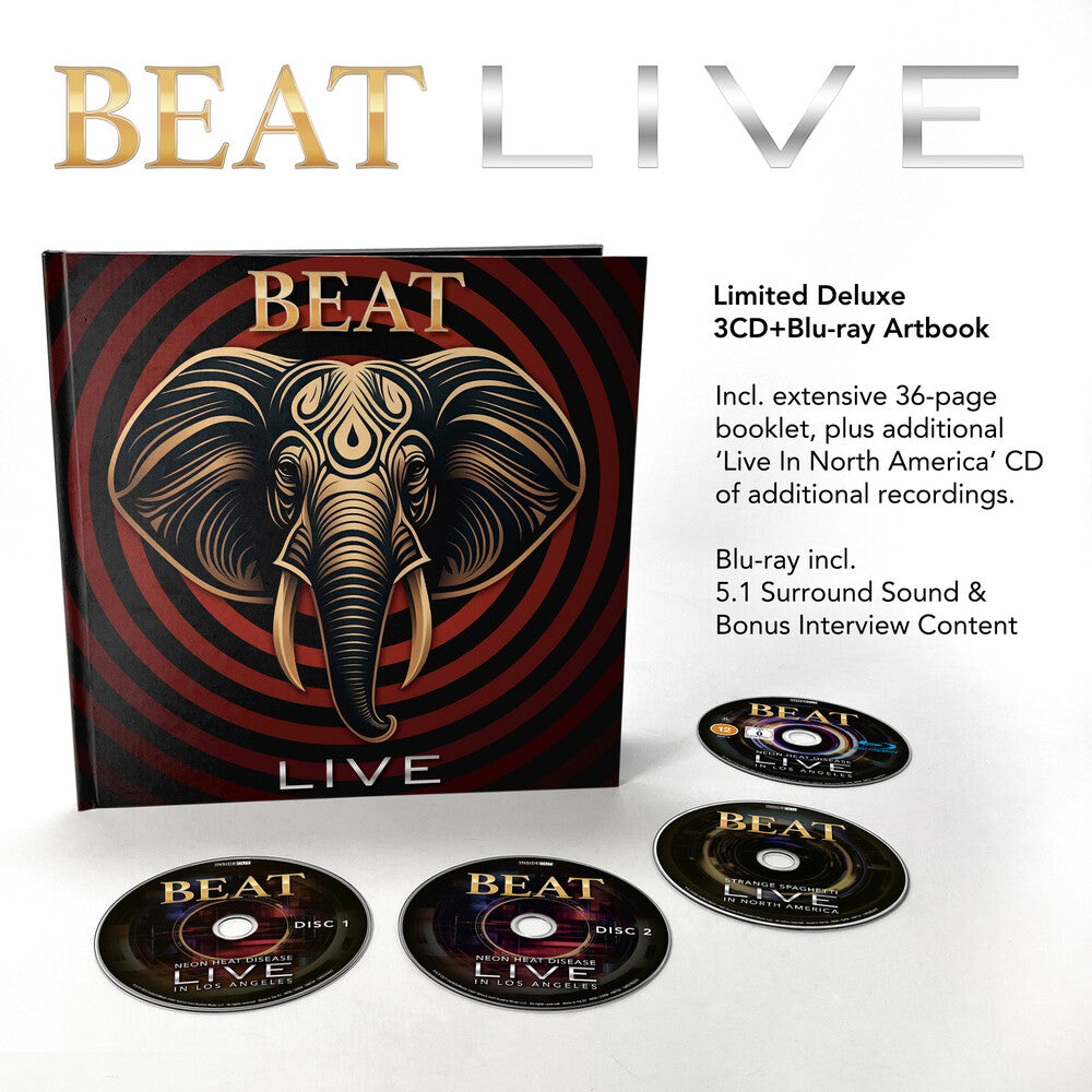 Beat - LIVE [3CD+Blu-ray Artbook] [New CD]