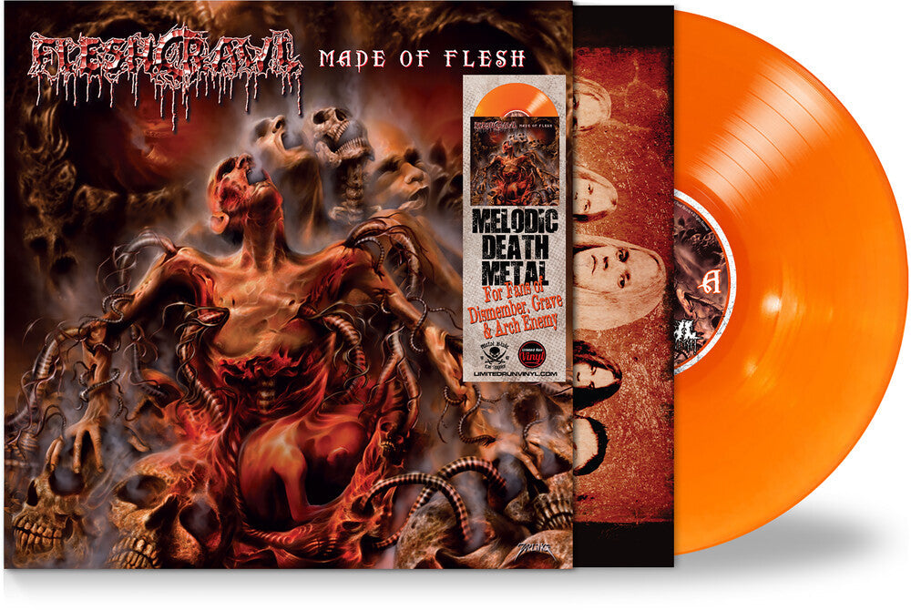 Fleshcrawl - Made Of Flesh [Colored Vinyl] [Limited Edition] (Org) [New Vinyl]