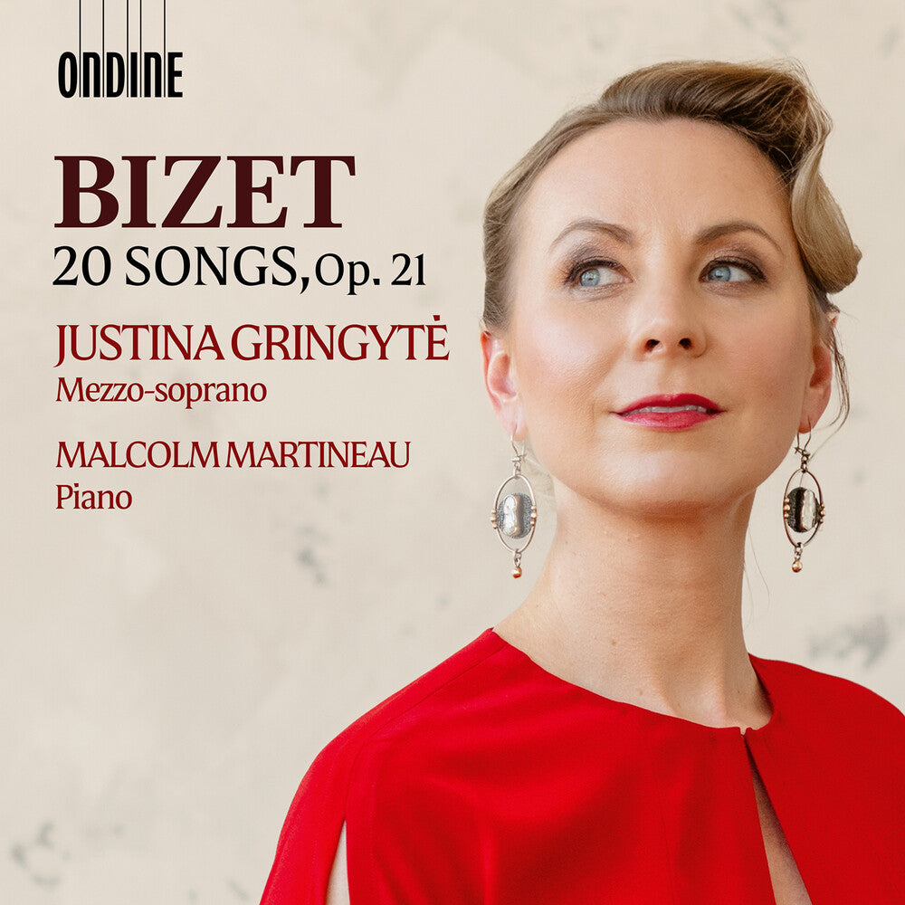 Justina Gringyte - Bizet: 20 Songs Op. 21 [CD] [New CD]