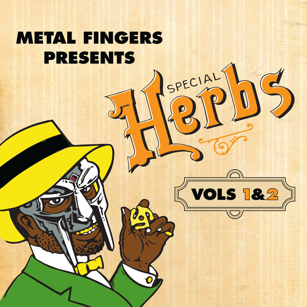 MF DOOM - Metal Fingers Presents: Special Herbs Vol. 1 & 2 [Mustard Yellow LP] Vinyl Record