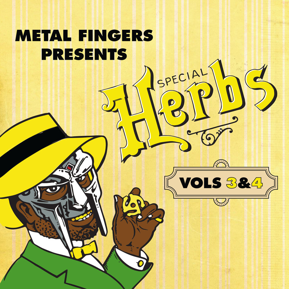 MF DOOM - Metal Fingers Presents: Special Herbs Vol. 3 & 4 [Lemon Yellow LP] [New Vinyl]