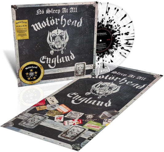 Motörhead - No Sleep At All (Blk) [Clear Vinyl] (Wht) (Aniv) (Spla) [New Vinyl]