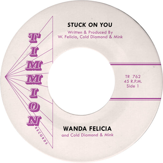 Wanda Felicia / Cold Diamond & Mink - Stuck On You - Pink [Colored Vinyl] (Pnk) [New Vinyl]