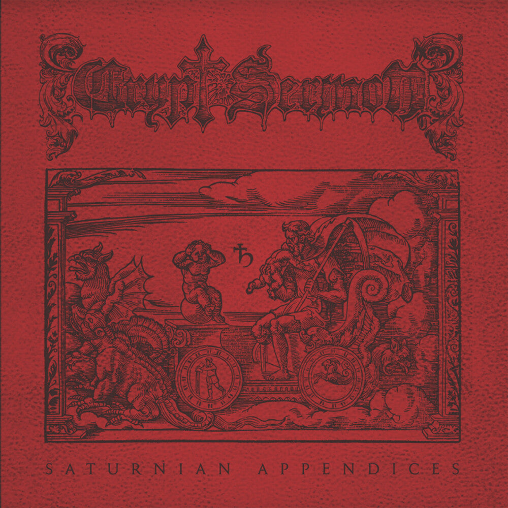 Crypt Sermon - Saturnian Appendices [Colored Vinyl] [Clear Vinyl] (Slv) [New Vinyl]