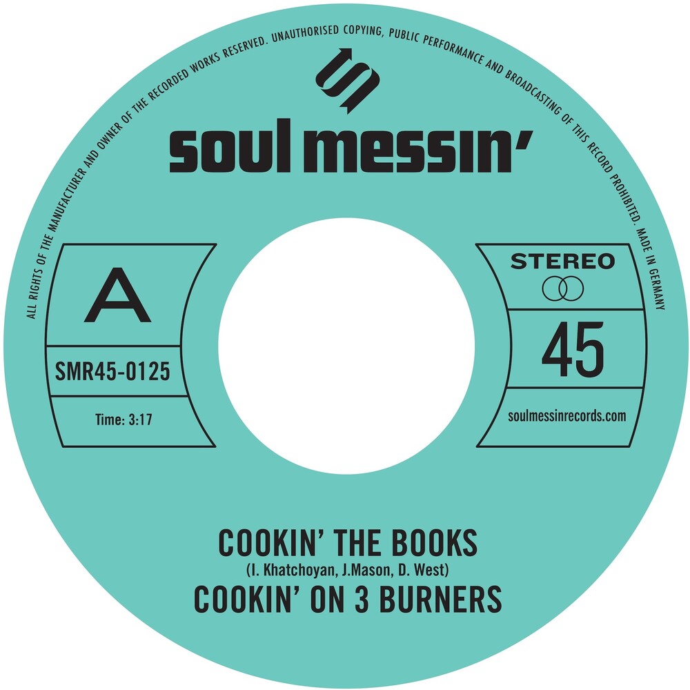 Cookin' On 3 Burners - Cookin' The Books b/w Give A Little Bit More [7" Vinyl] [New Vinyl]