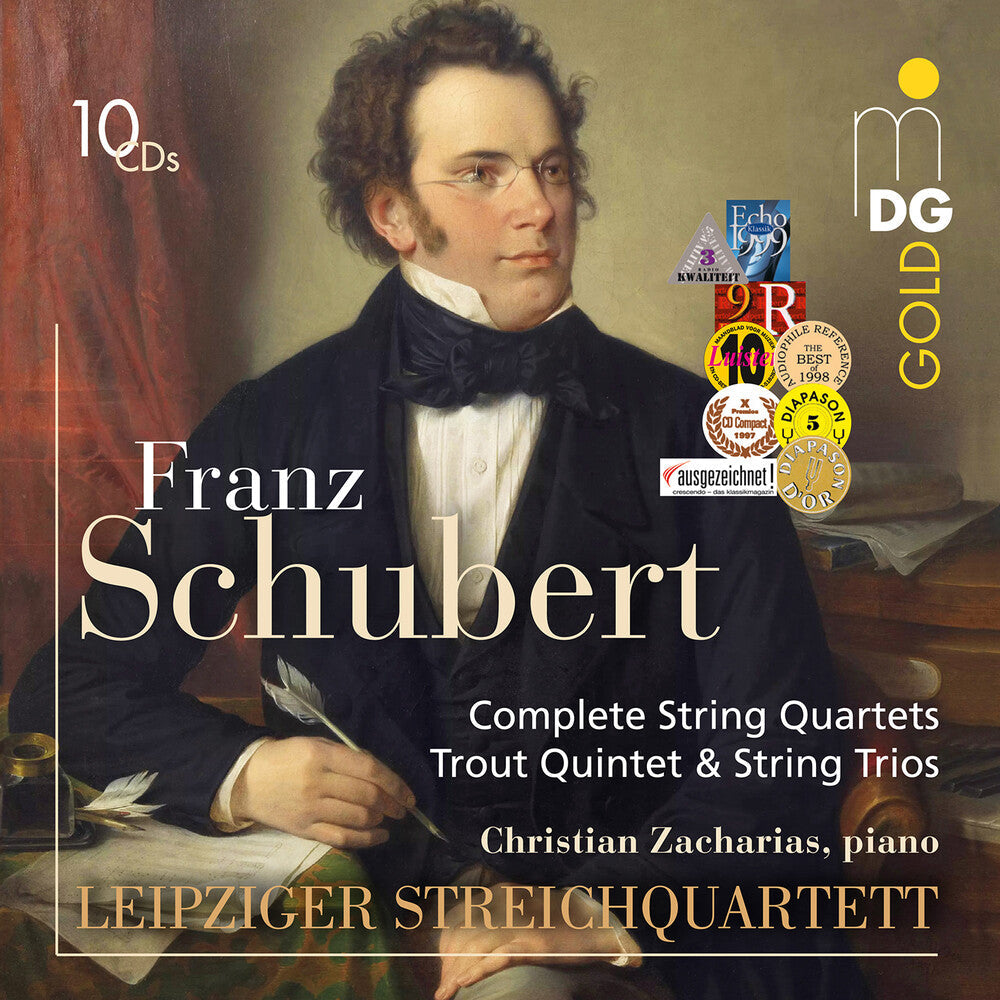Leipziger Streichquartett - Schubert: Complete String Quartets & Trout Quintet [CD] [New CD]