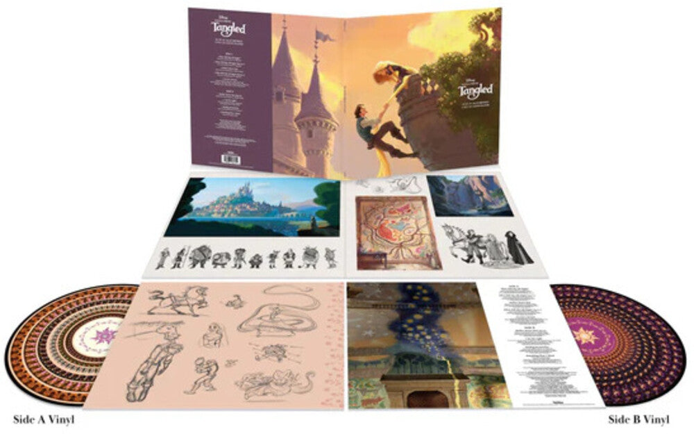 Songs From Tangled: 15th Anniversary - O.S.T. (Uk) - Songs From Tangled: 15th Anniversary [Zoetrope LP] [New Vinyl]