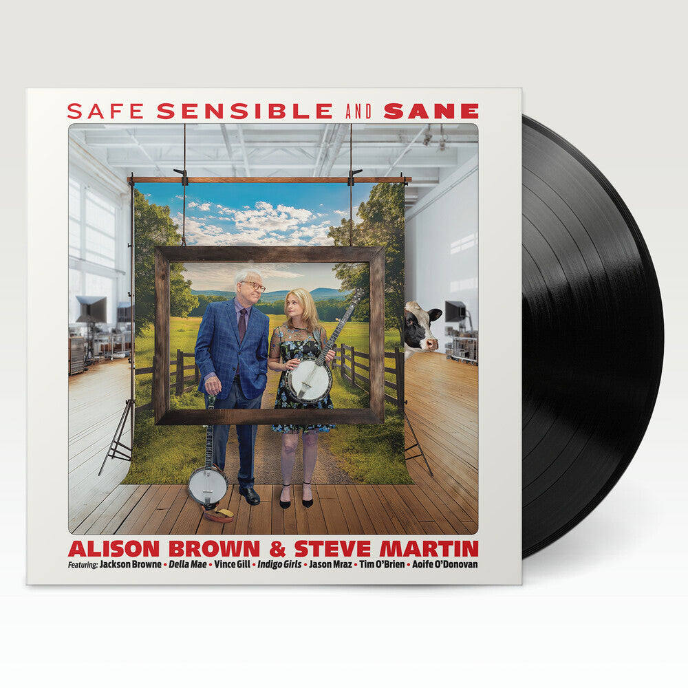 Alison Brown & Steve Martin - Safe, Sensible and Sane [Classic Black vinyl with 12 page booklet] Vinyl Record [New]