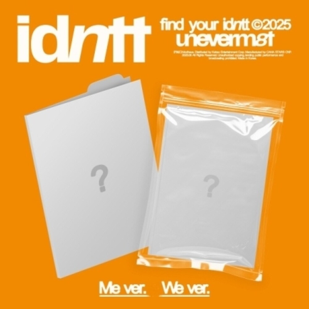Idntt - Unevermet - Random Cover (Asia) [CD] [New CD]