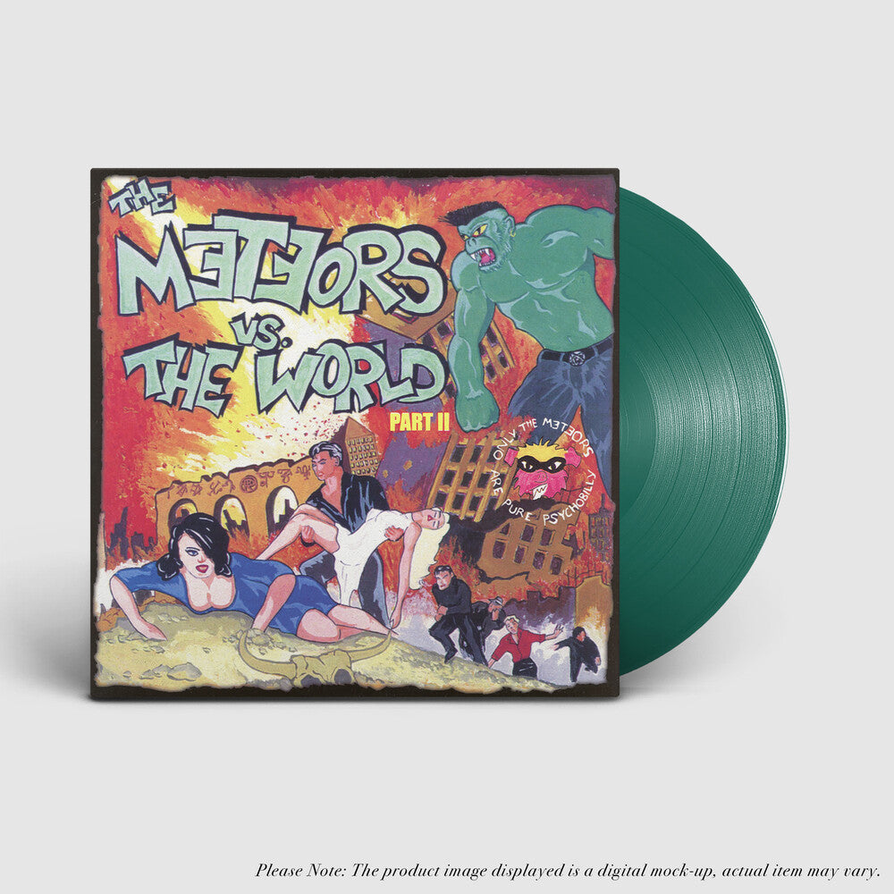 Meteors - Meteors Vs The World Part Ii [Clear Vinyl] (Grn) [Limited Edition] Vinyl Record