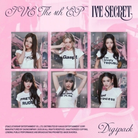 IVE - Ive Secret - Digipack Random Cover Version (Post) [CD] [New CD]