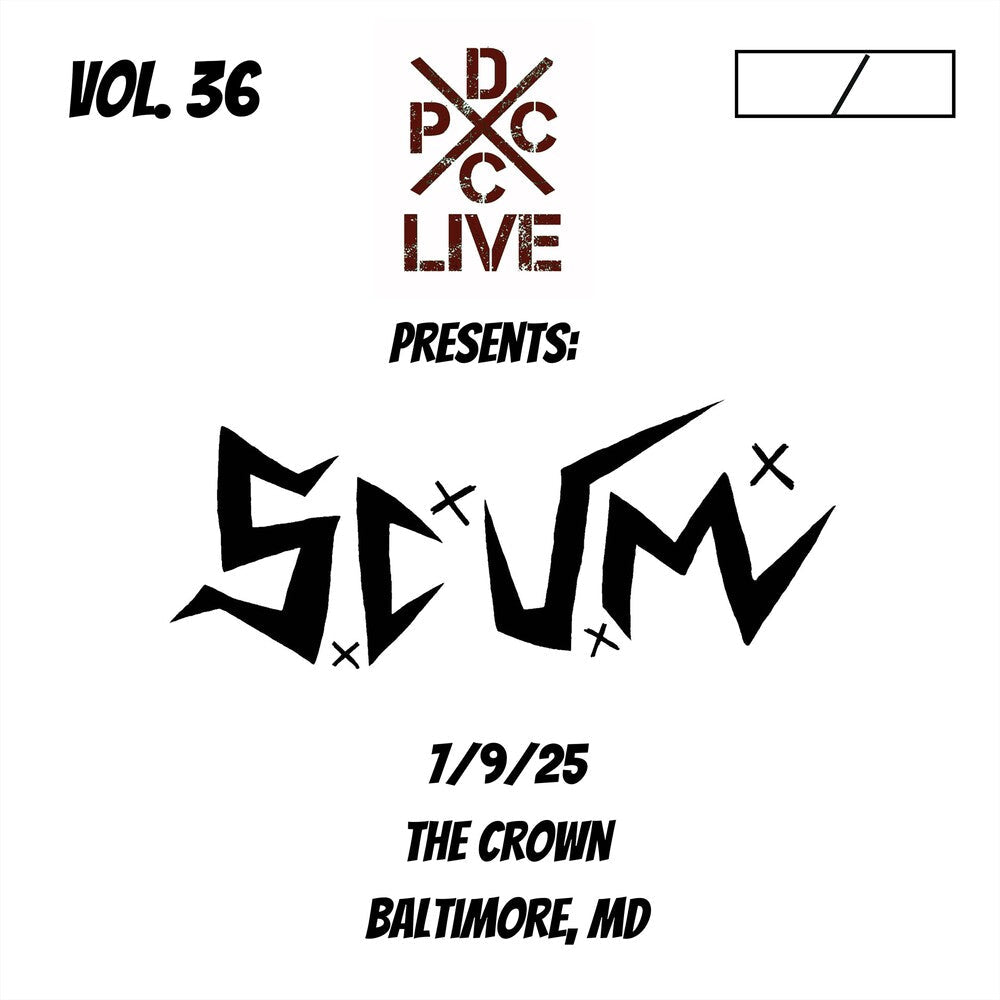 S.C.U.M. - Dcxpc Live 36 [LP] [New Vinyl]