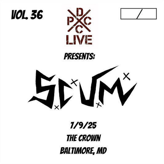 S.C.U.M. - Dcxpc Live 36 [LP] [New Vinyl]