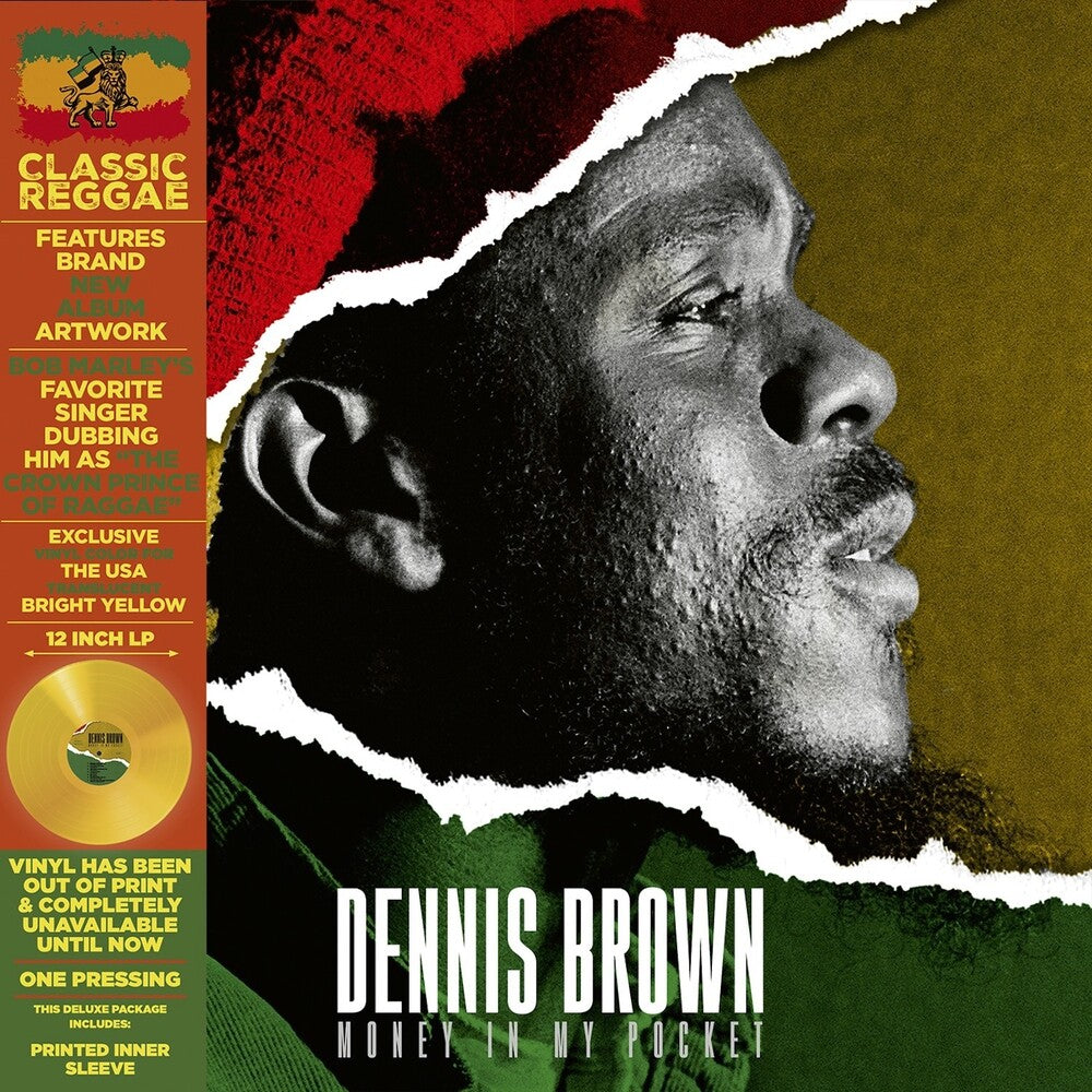 Dennis Brown - Money In My Pocket [Deluxe Yellow Colored Vinyl] (Remastered) [New Vinyl]