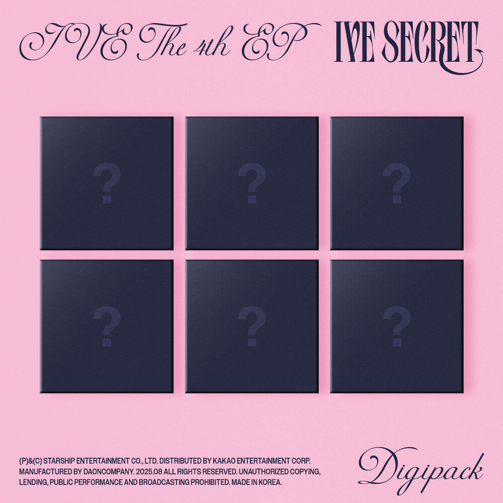 IVE - IVE THE 4TH EP IVE SECRET [Digipack] [New CD]