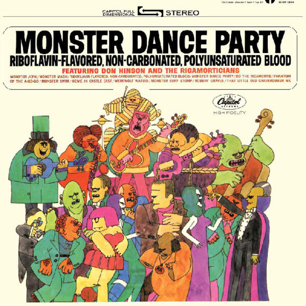 Hinson, Don & the Rigamorticians - Monster Dance Party [LP] [New Vinyl]