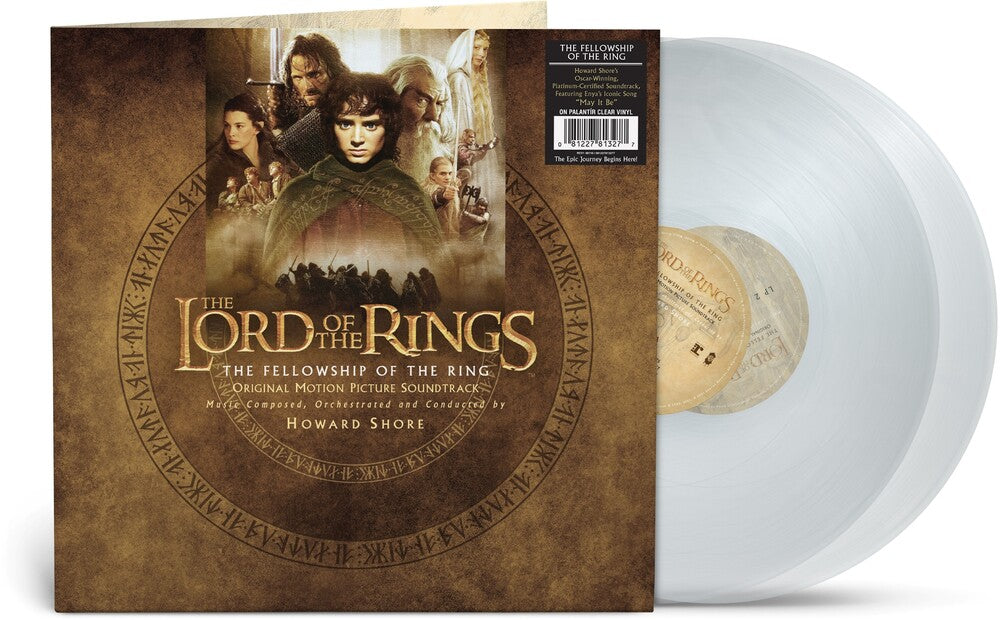 Howard Shore - Lord Of The Rings: Fellowship Of The Ring [Indie Exclusive Palantir Clear LP] [New Vinyl]