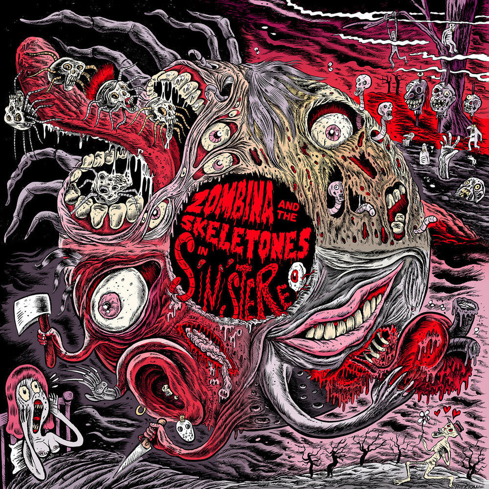 Zombina & The Skeletones - In Sinistereo [Colored Vinyl] [Limited Edition] (Red) [With Booklet]