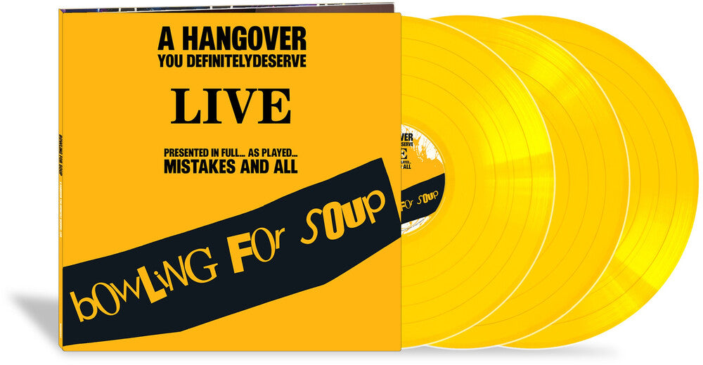 Bowling For Soup - Hangover You Definitely Deserve (Live) [Colored Vinyl] [New Vinyl]