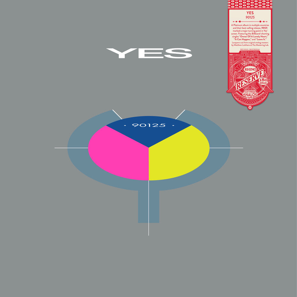 Yes - 90125 (Rhino Reserve)(Rktbr25) (Brick & Mortar Exclusive) [LP] [New Vinyl]