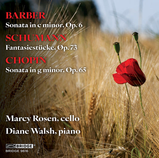 Marcy Rosen - Barber Schumann & Chopin: Music For Vc & Piano [CD] [New CD]