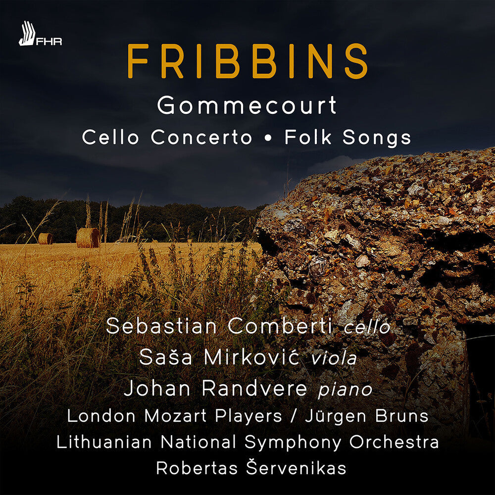 Sebastian Comberti - Fribbins: Vc Con: Gommecourt: Folk Songs [CD] [New CD]