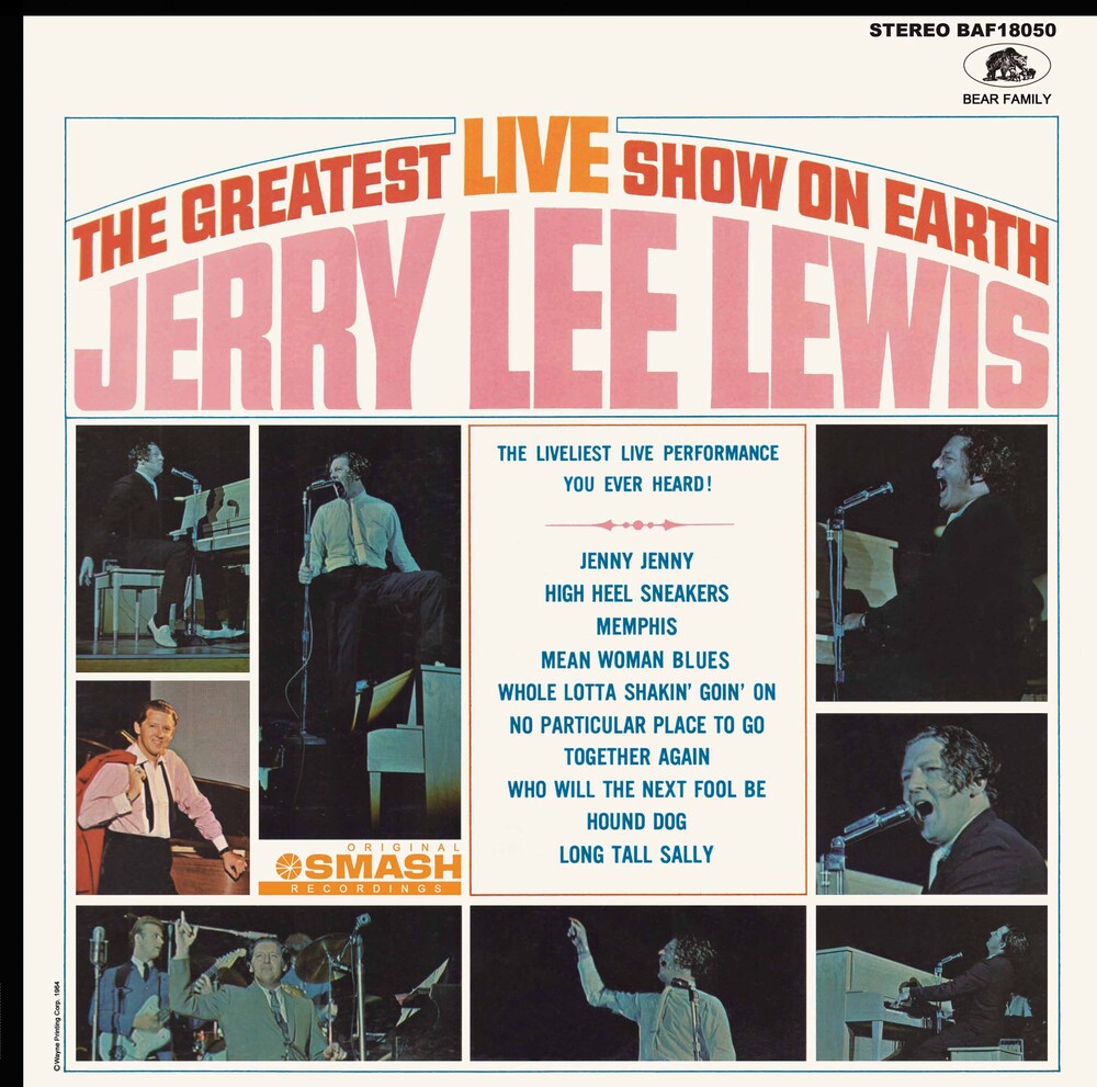 Jerry Lewis  Lee - Greatest Live Show On Earth [LP] [New Vinyl]
