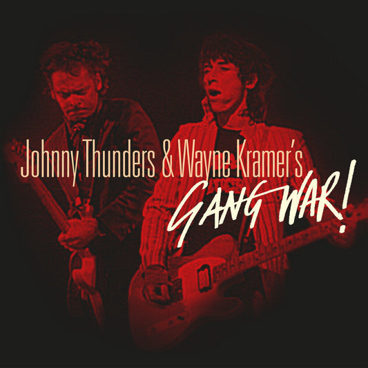 Johnny Thunders  / Kramer,Wayne - Gang War (Blk) [Clear Vinyl] (Red) (Spla) [New Vinyl]